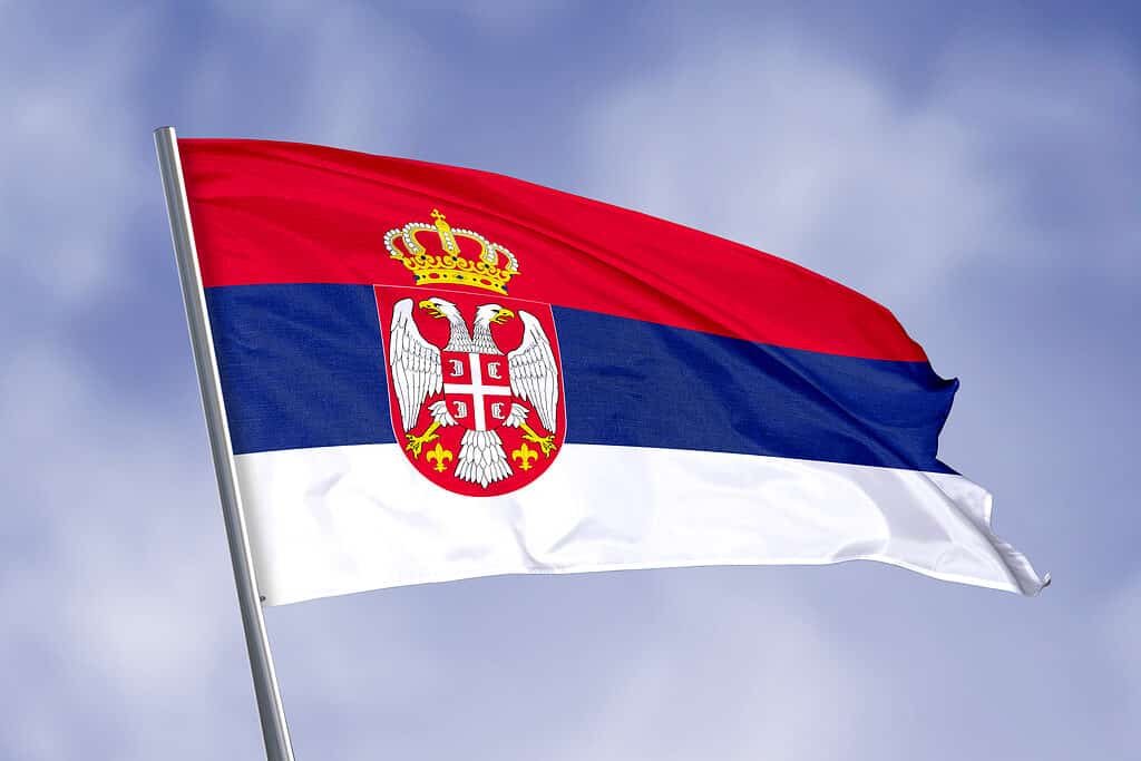 Serbia's flag