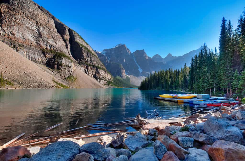 Moraine Lake in Banff National Park Alberta Canada