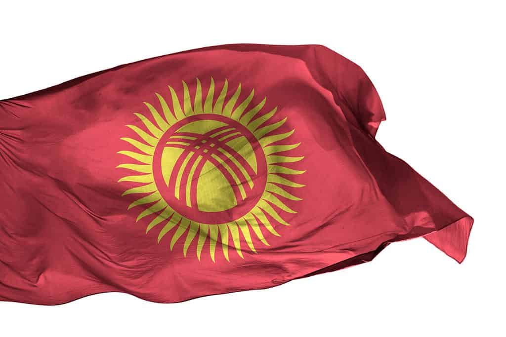 cờ Kyrgyzstan