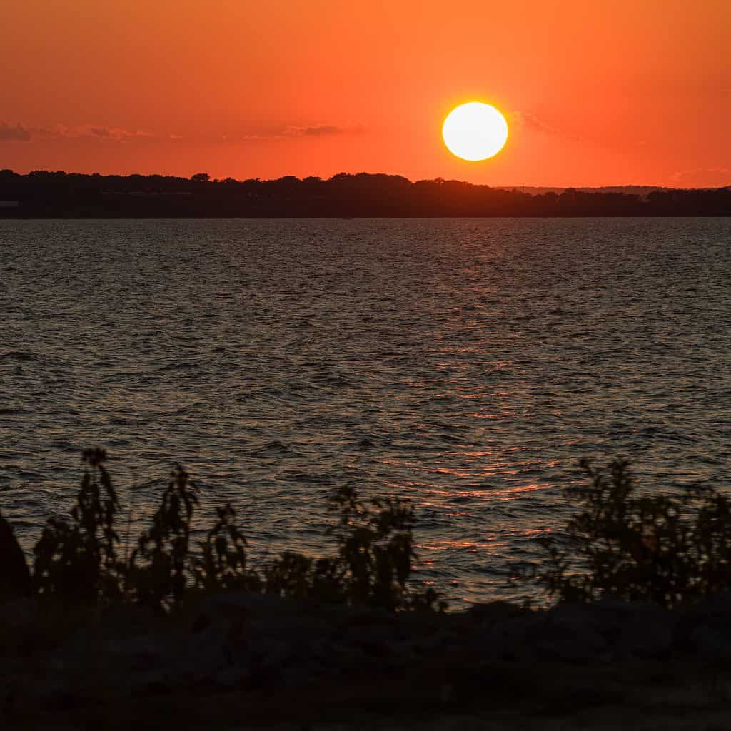 Lake over Eufaula Lake