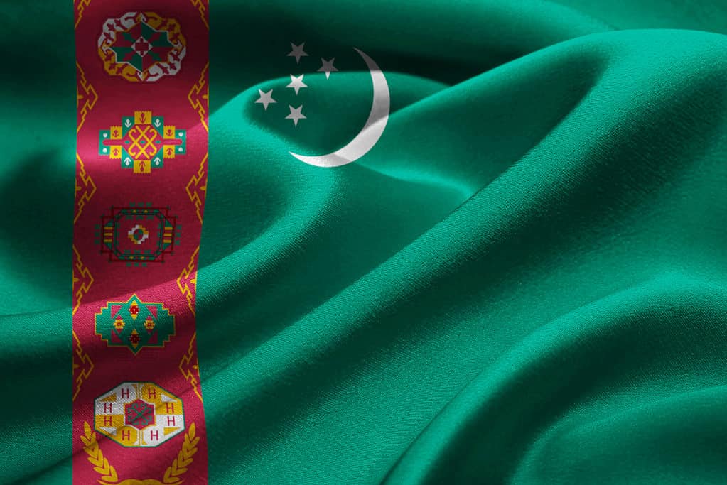 flag of Turkmenistan