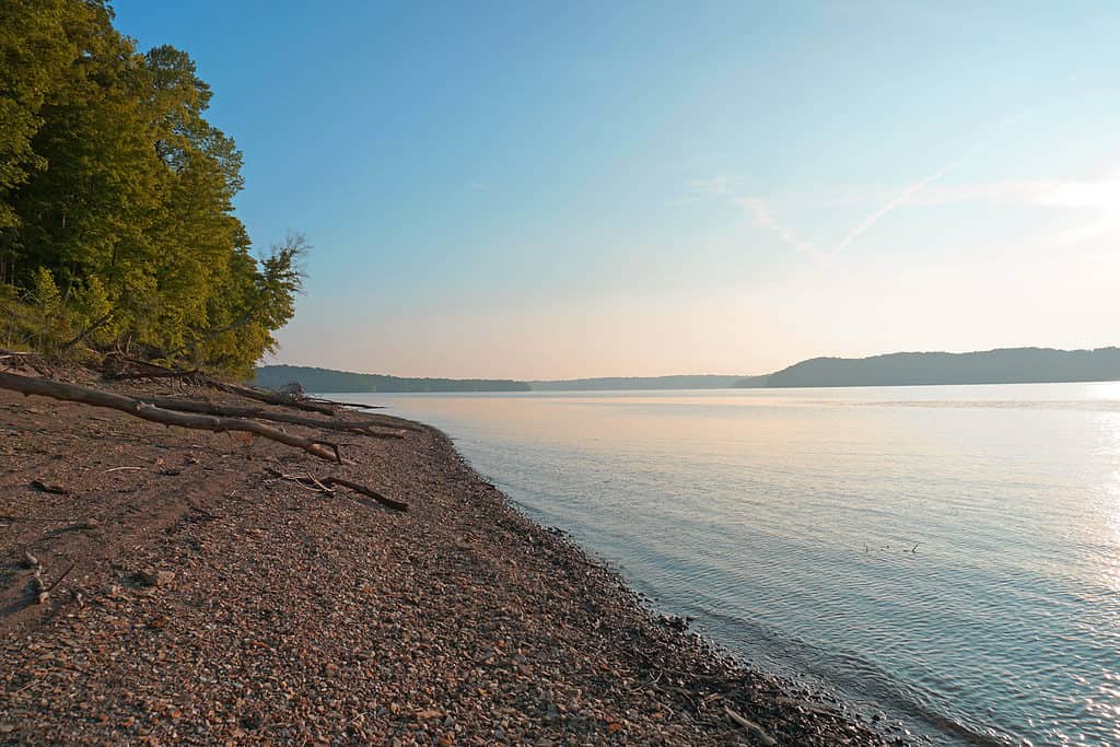 Beach at Lake Monroe, Indiana