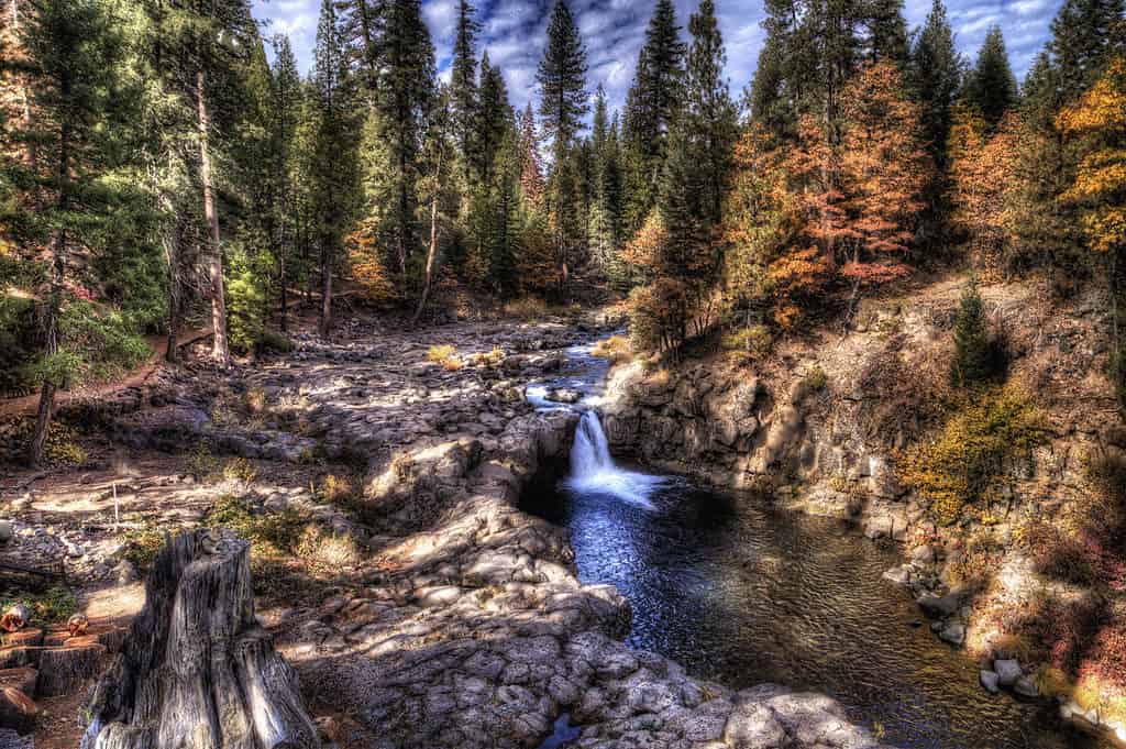 McCloud Waterfall in California