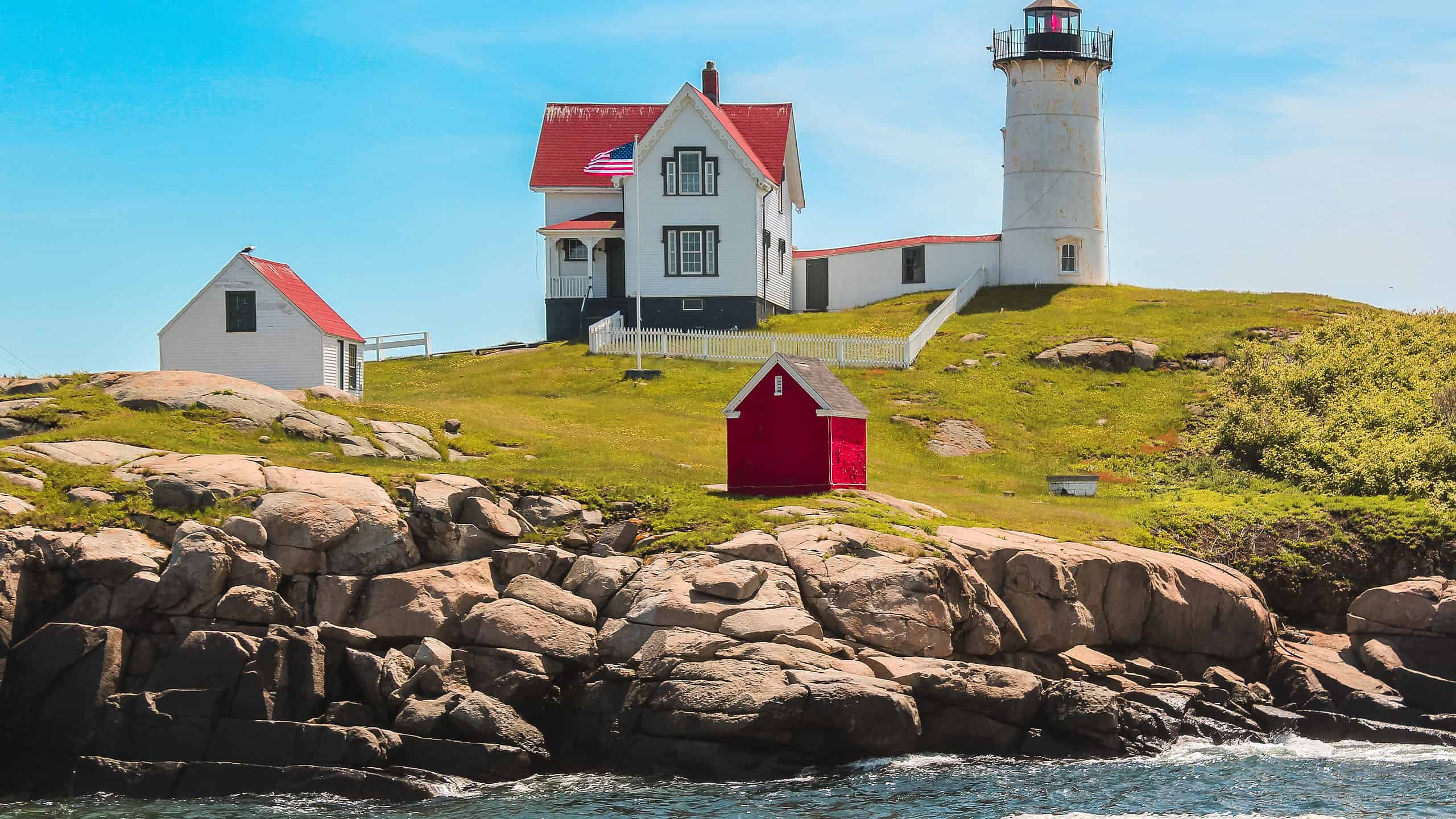 Cape Neddick (Nubble) Lighthouse in Maine
