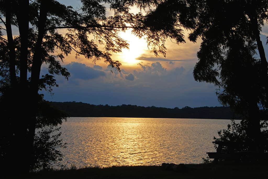 Prairie Creek Reservoir in Indiana