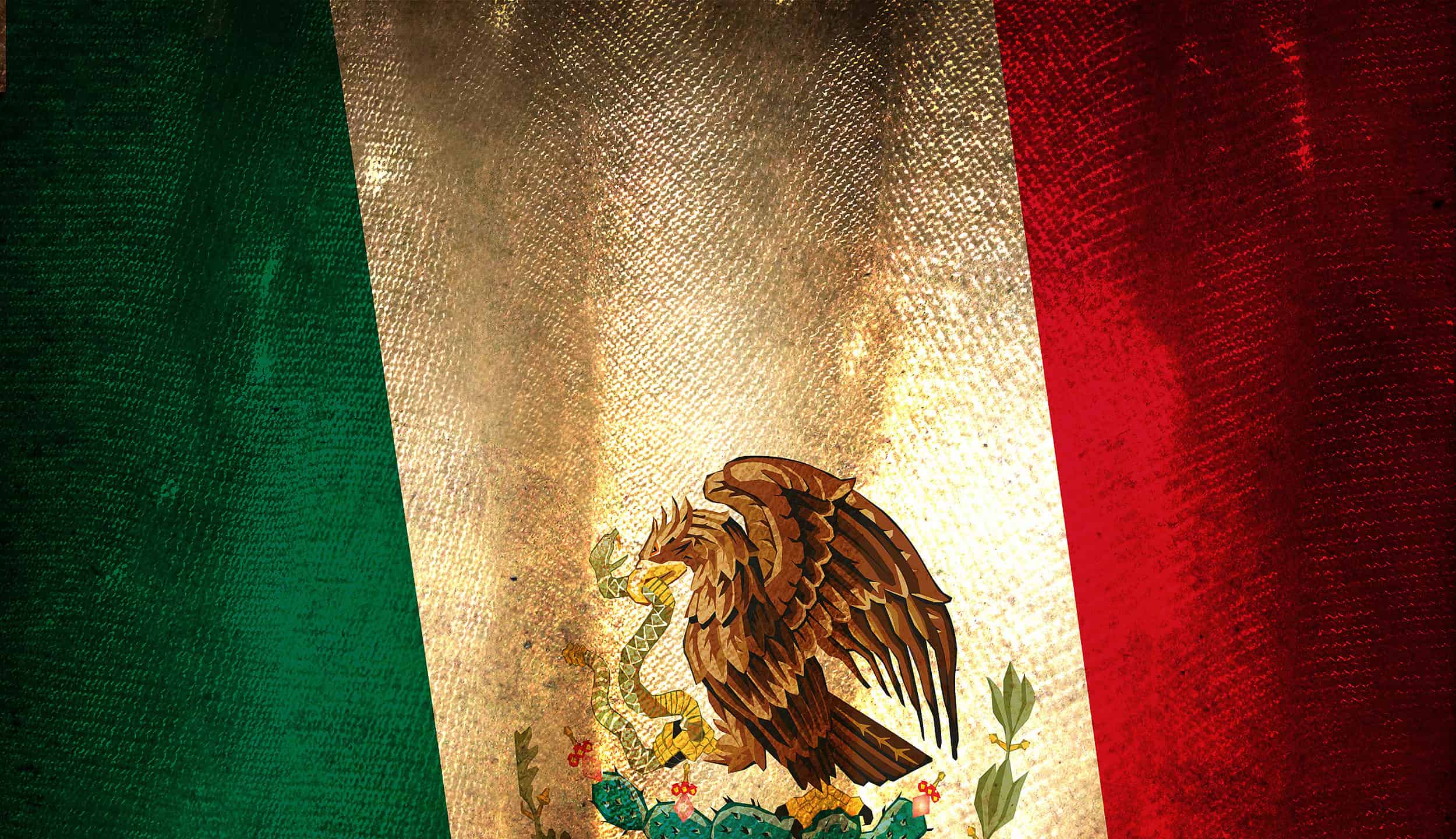 The flag of Mexico