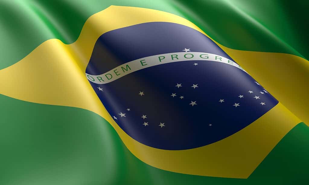 The flag of Brazil is one of the most recognized