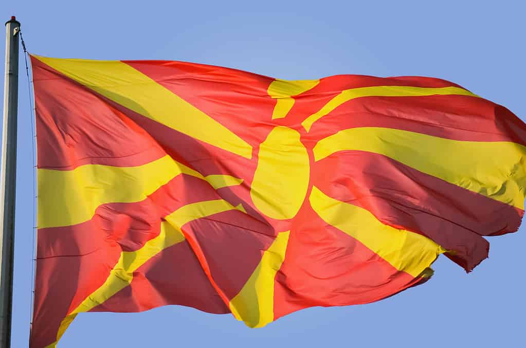 North Macedonia's Kutlesh Flag