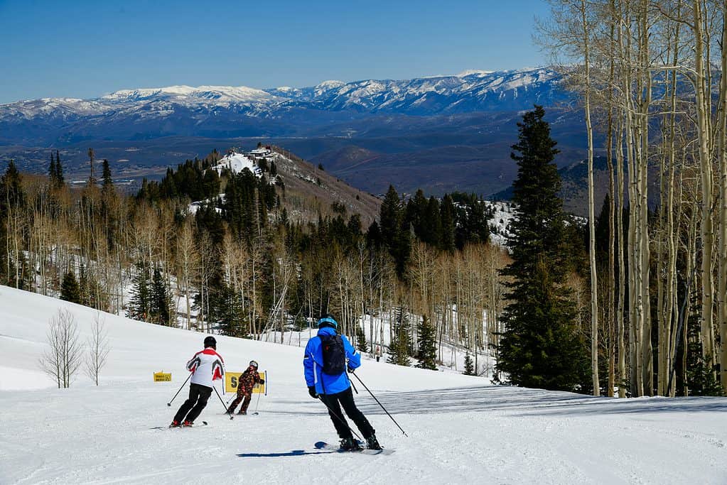 Park City Canyons Ski Area in Utah