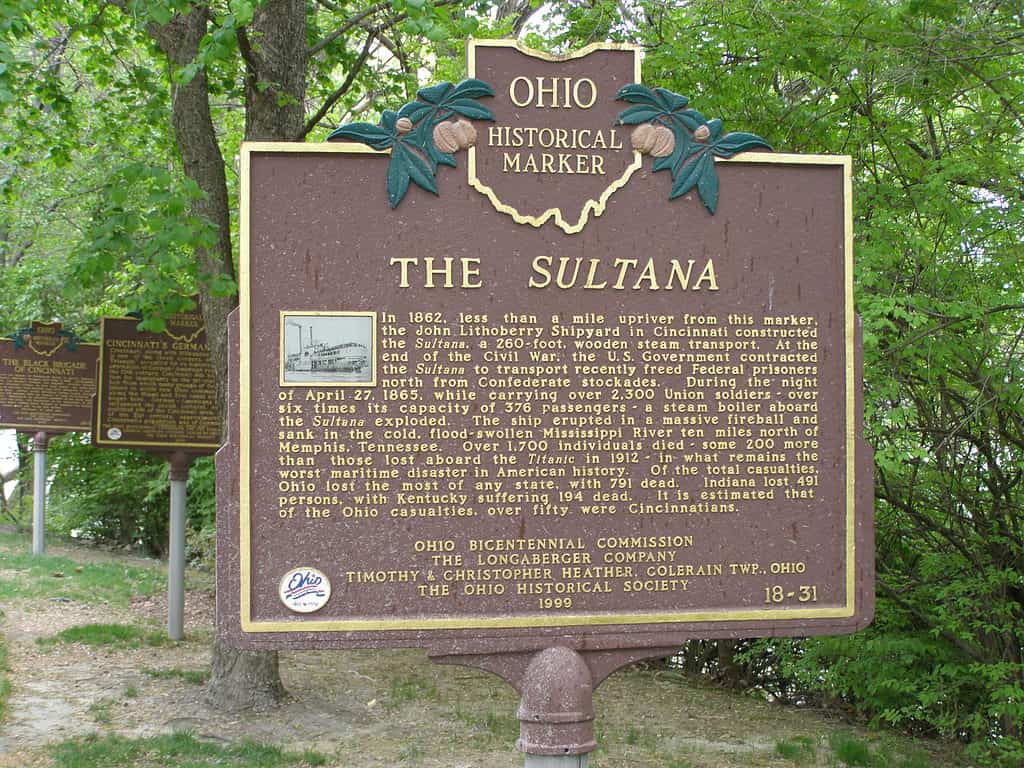 Sultana memorial