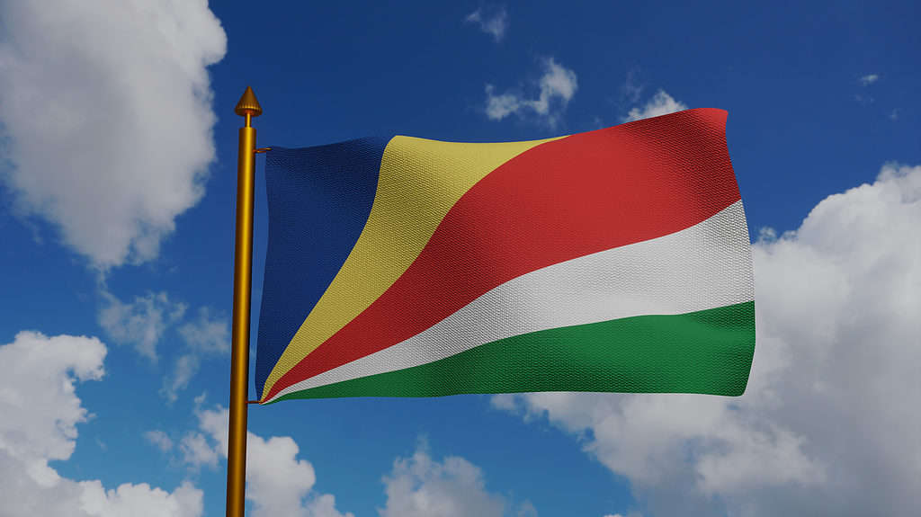 Flag of Seychelles uses its bright colors to represent the country