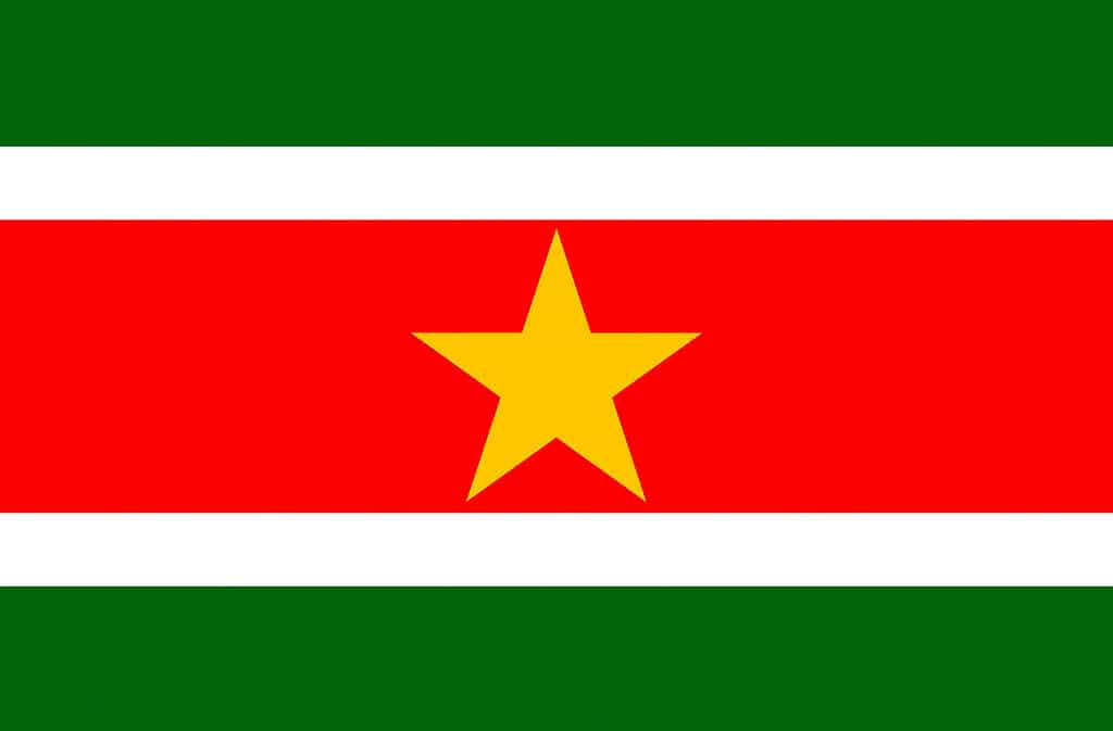 Flag of Suriname.