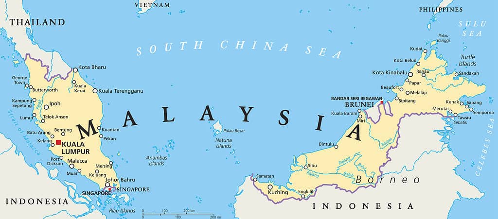 Map of Malaysia