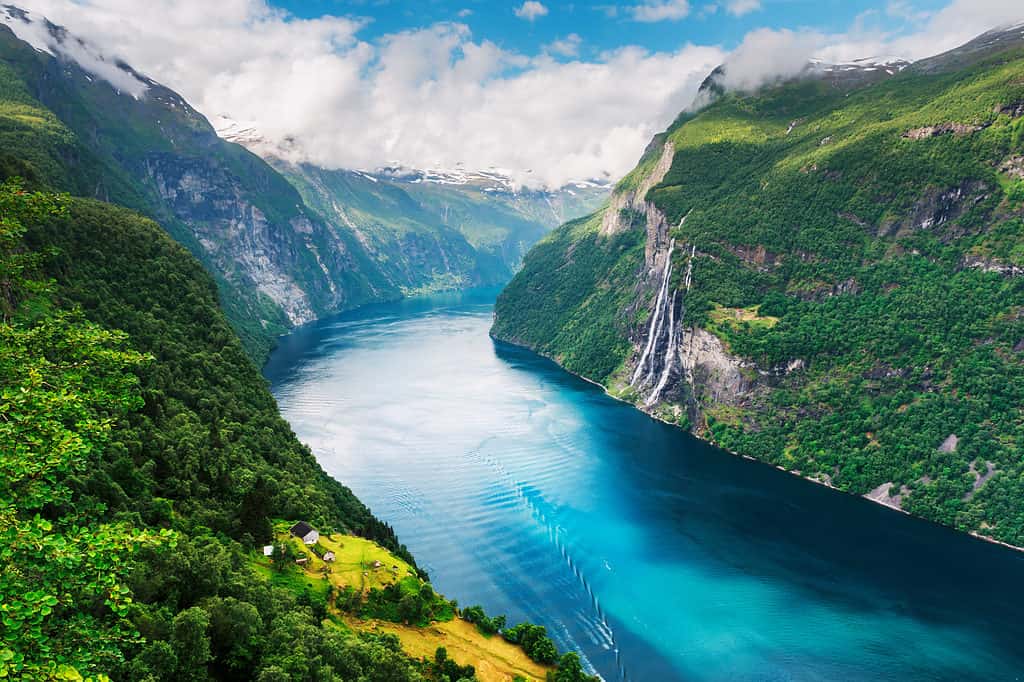 Sunnylvsfjorden fjord in Norway