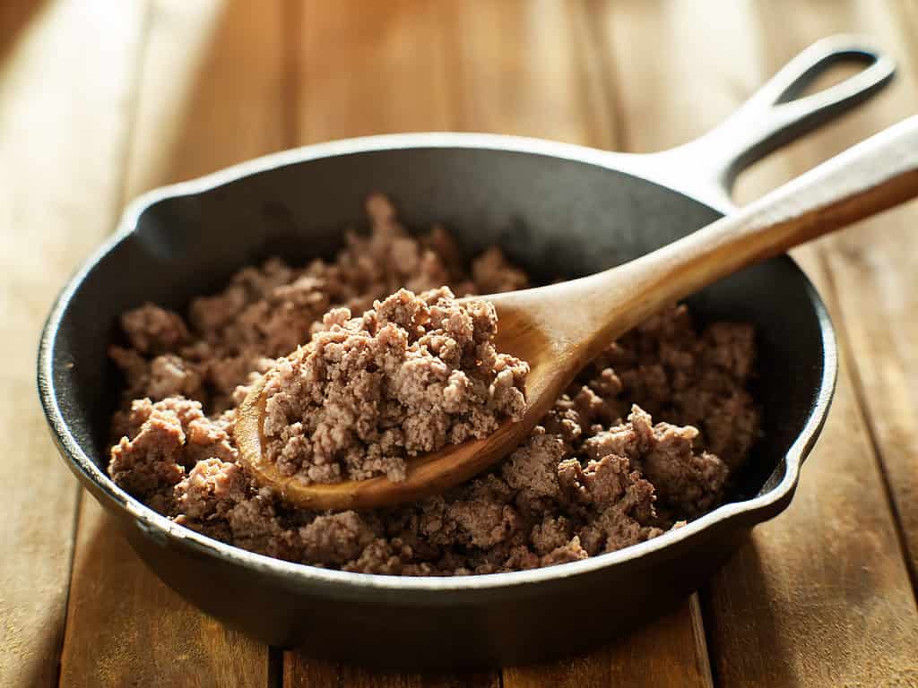 Freshly Cooked Ground Beef - Can Dogs Eat Ground Beef