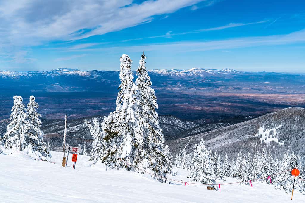 Santa Fe Mountain in New Mexico ski slopes