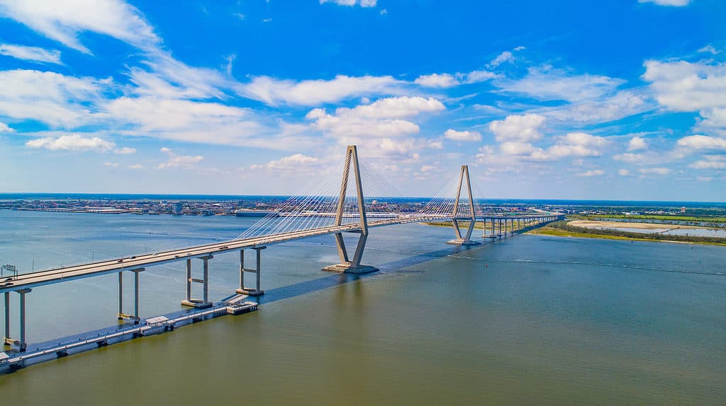 Cầu sông Cooper ở Charleston, Nam Carolina