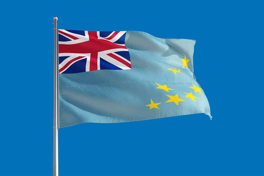 the flag of tuvalu