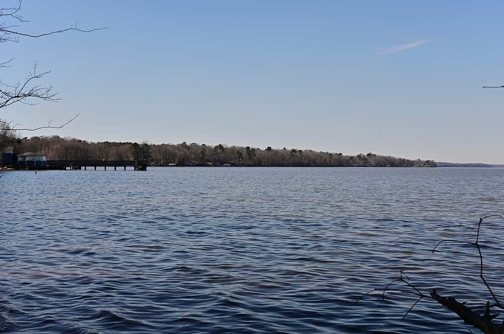 Hồ Marion tại Công viên bang Santee, Nam Carolina.