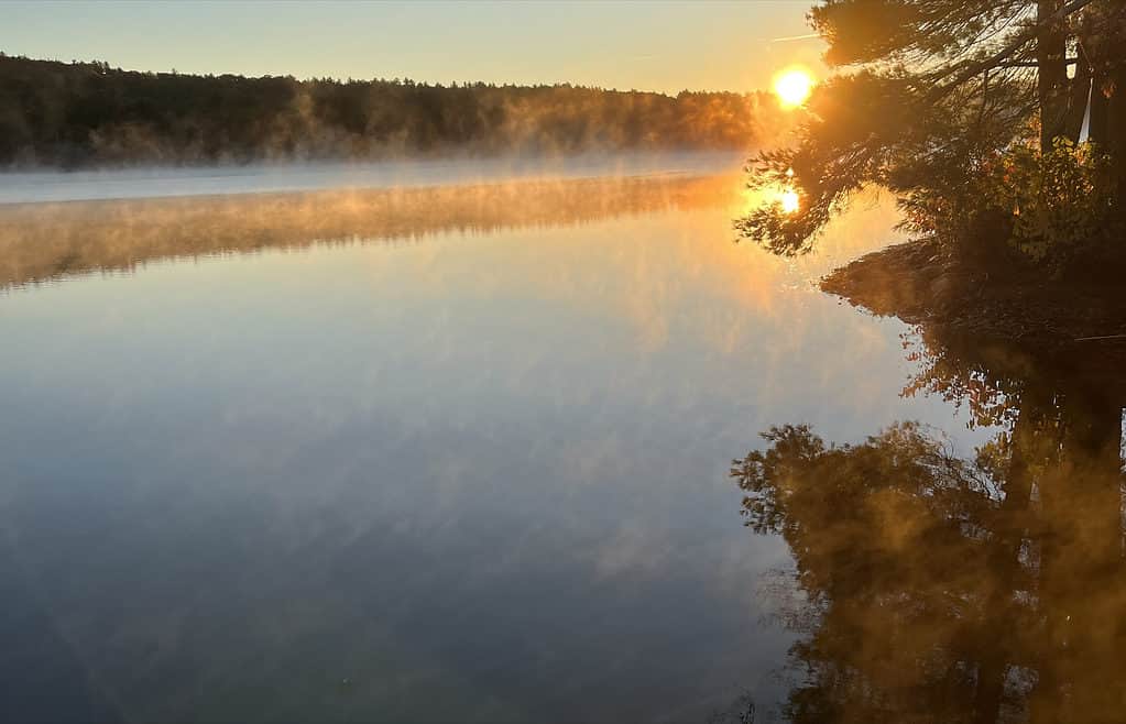 Lake Mattawa in Orange, Massachusetts