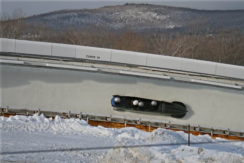 Bobsled on a Track