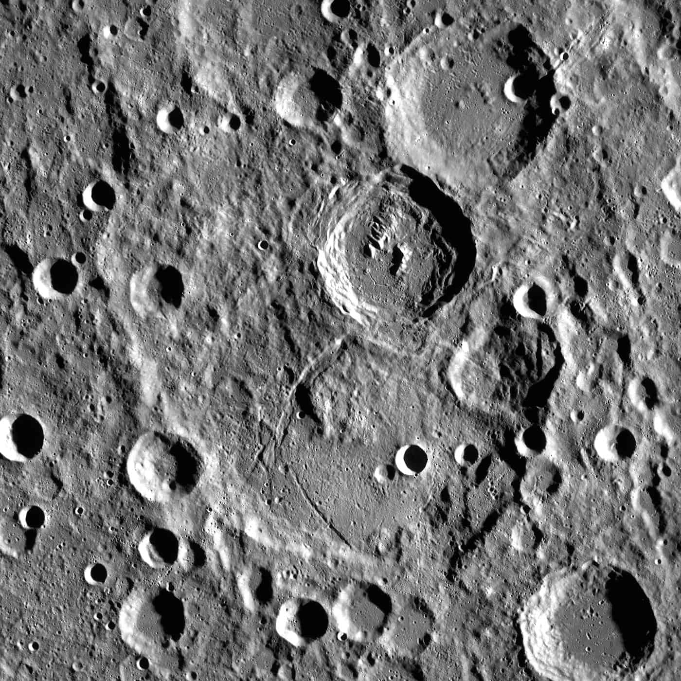 moon craters