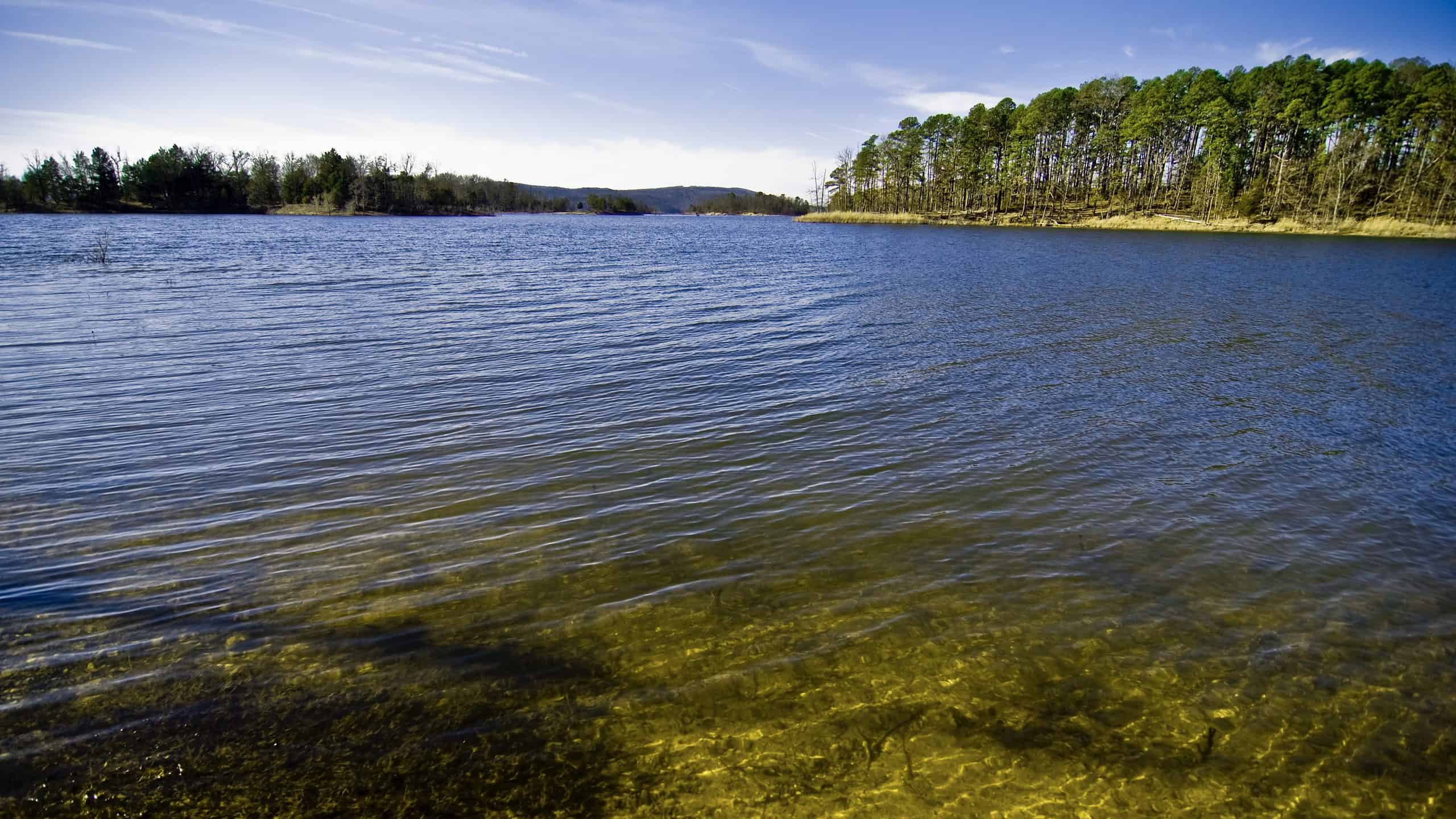Lake in Ouachita National Forest