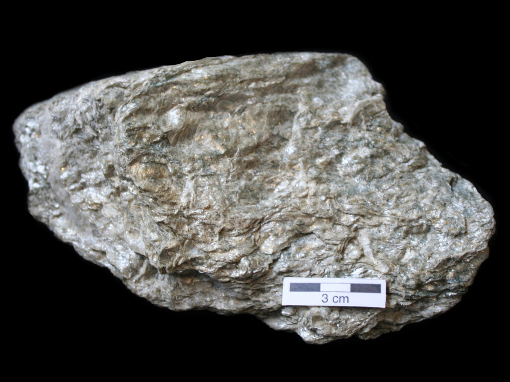 Close-up of Schist, a metemorphic rock