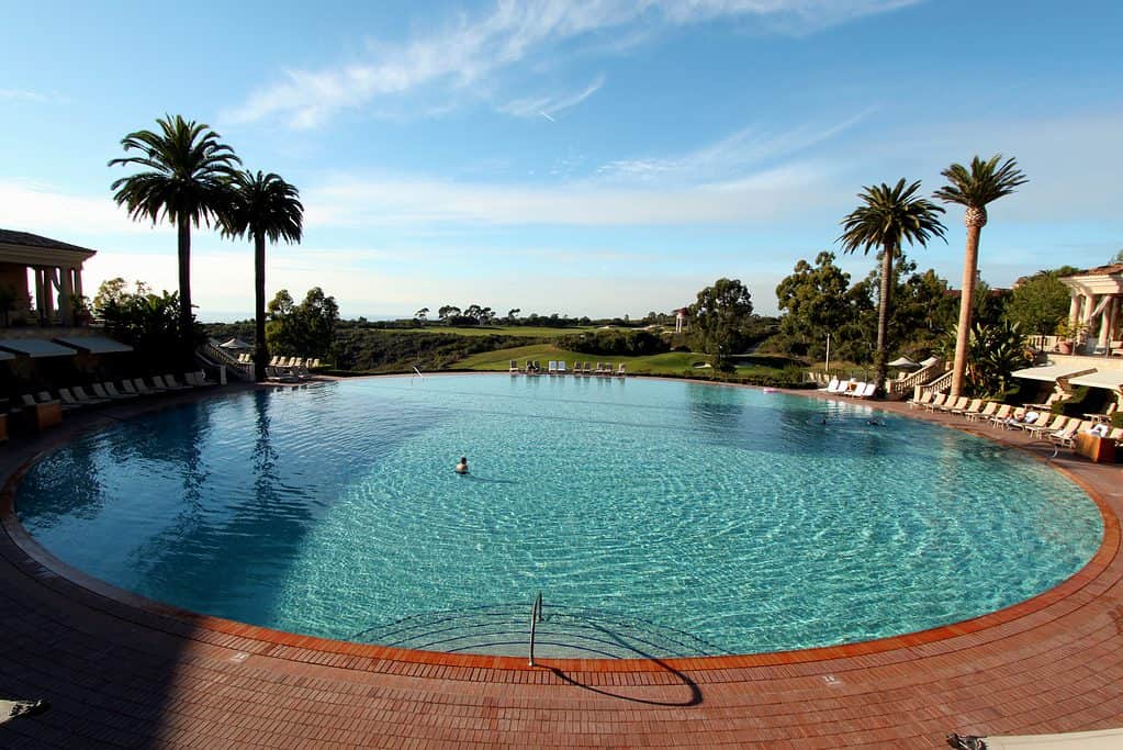 The Coliseum Pool in Newport Coast, California