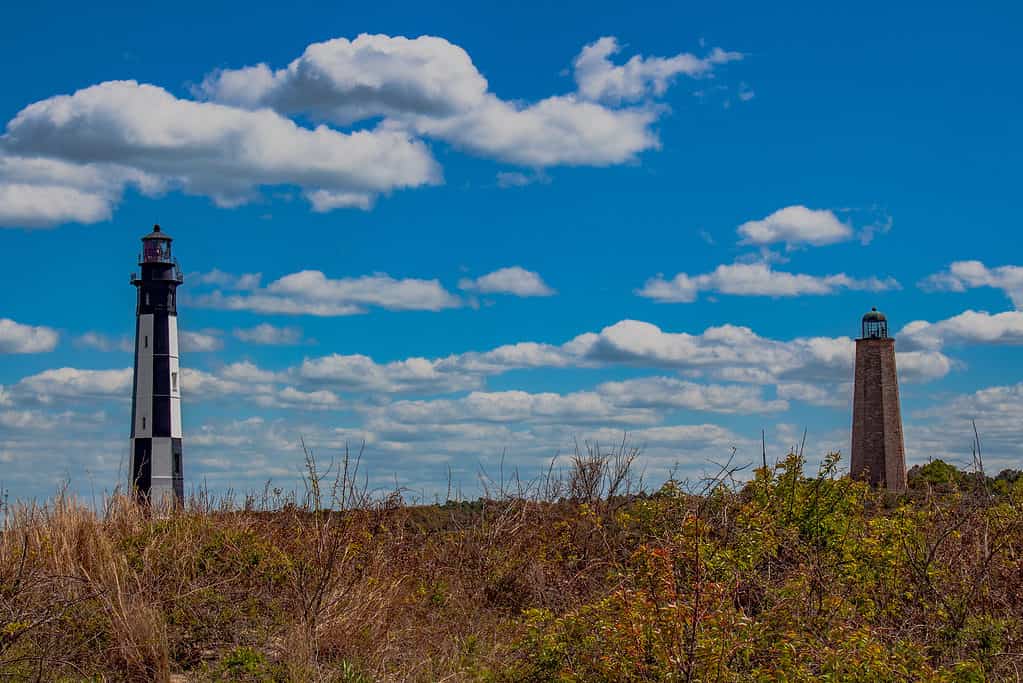 Cape Henry Lighthouses in Virginia Beach