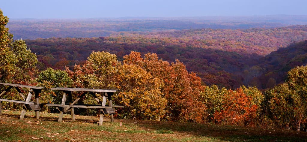 Hoosier National Park in autumn