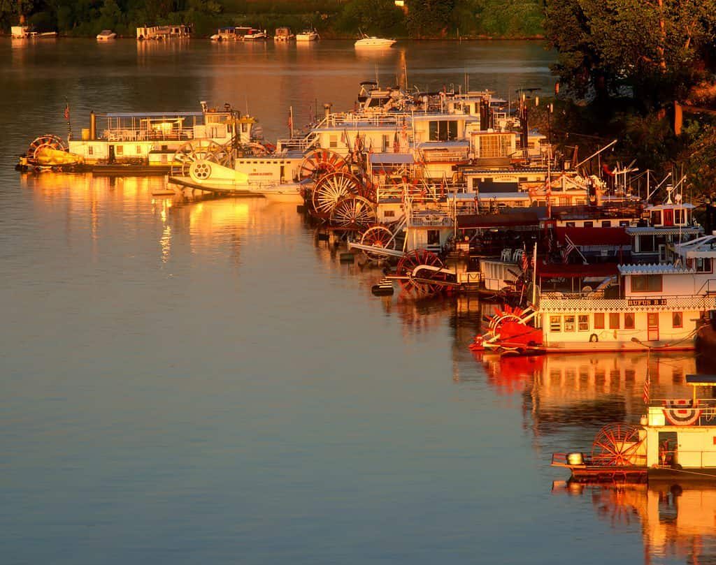 Marietta, Ohio came to be known as "Riverboat Town."