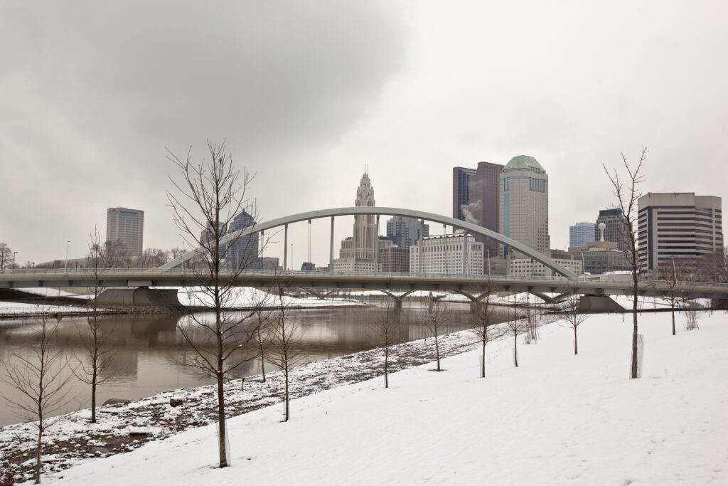 Columbus, Ohio received the worst of the Blizzard of 2008.