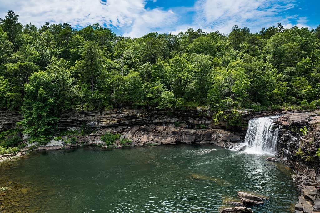 Waterfall in Little River Canyon National Preserve in Alabama