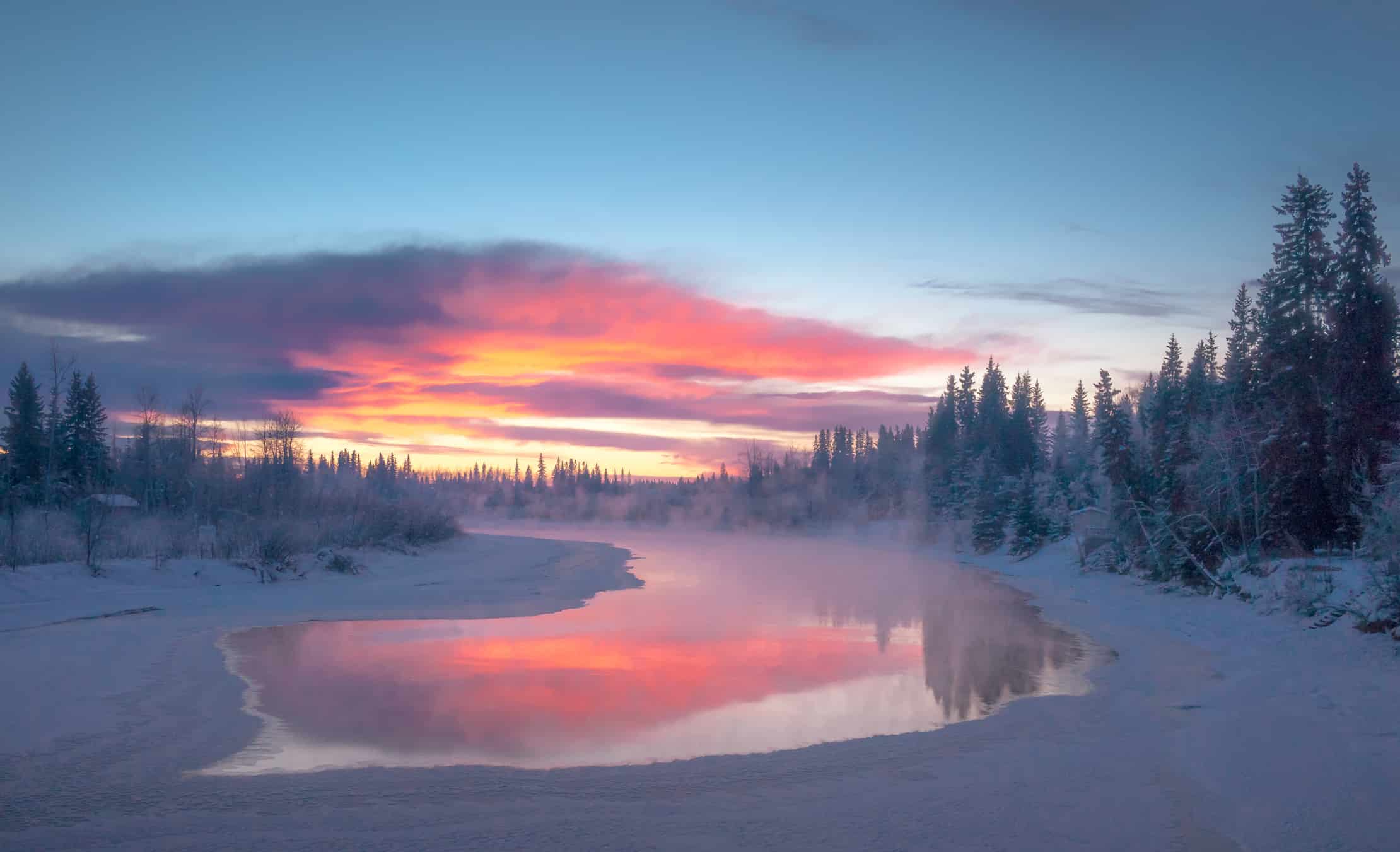 Chena River in Fairbanks, Alaska