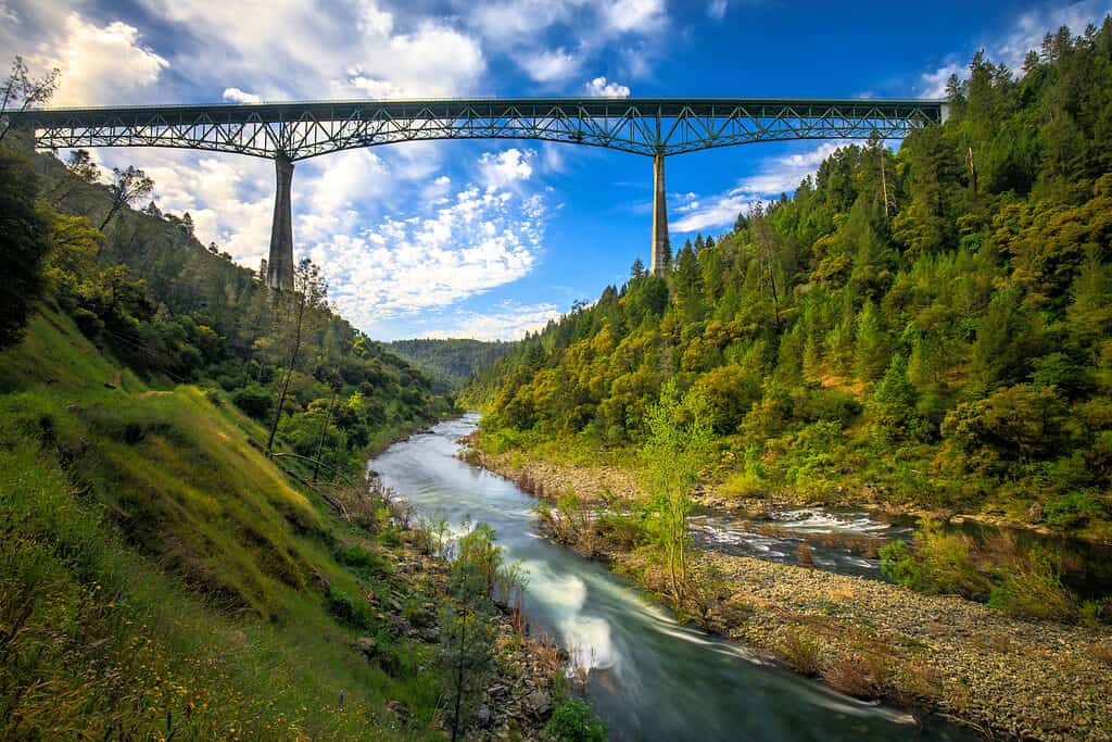 Foresthill Bridge in California - Highest Bridges in the United States