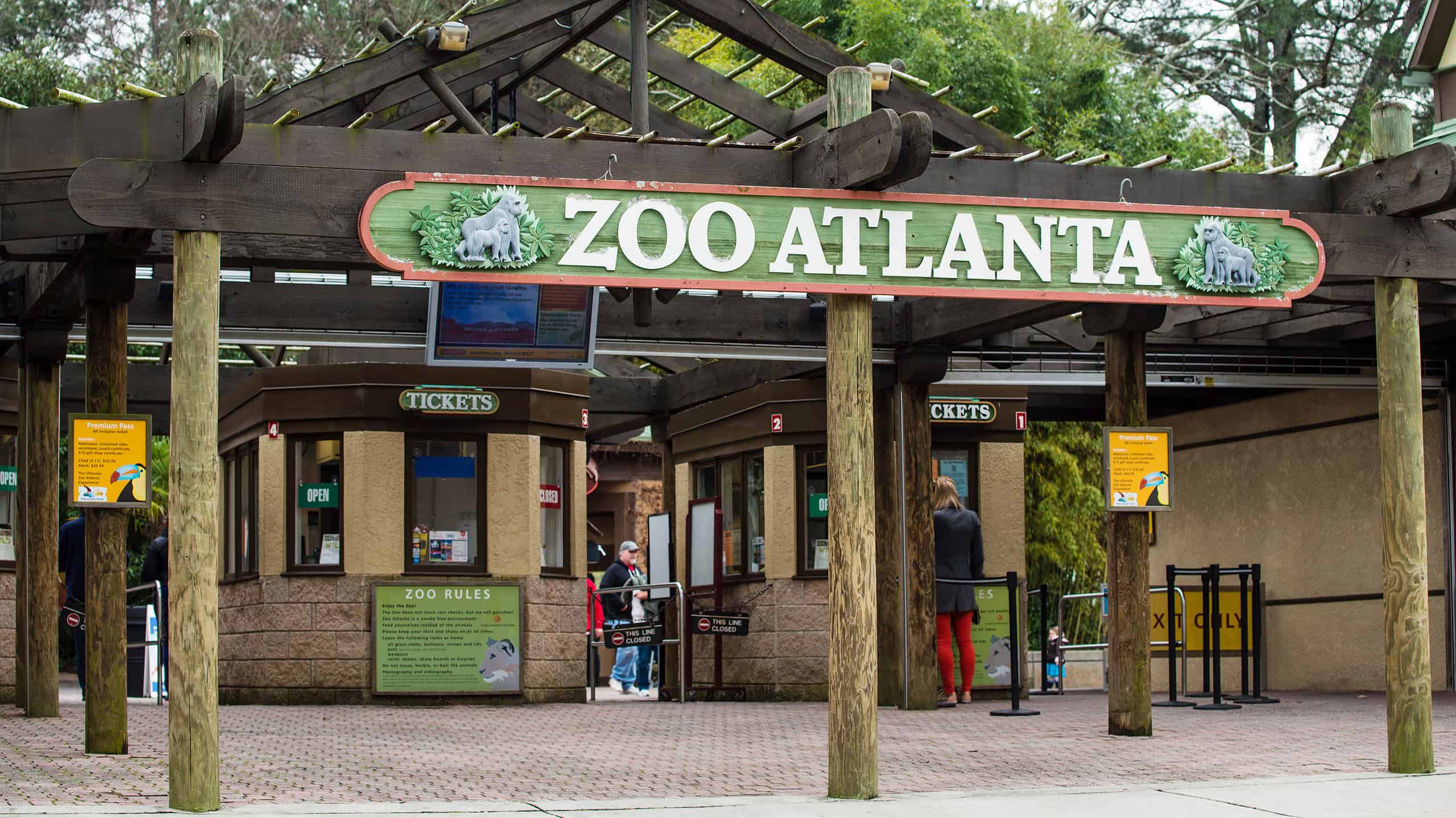 Zoo Atlanta entrance