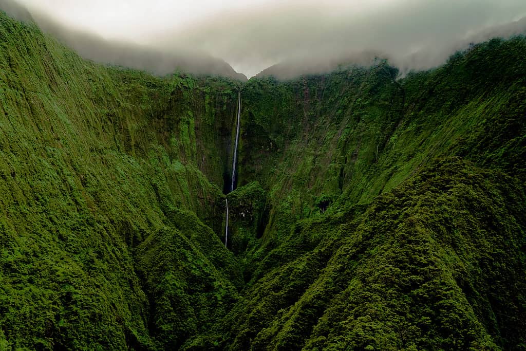 Tallest waterfall in Hawaii