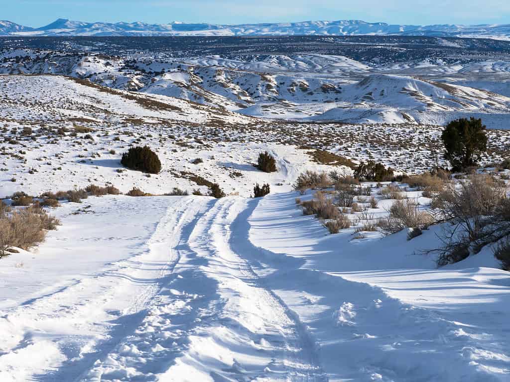 Sand Wash Basin in Colorado - Coldest Temperature Ever Recorded in Colorado