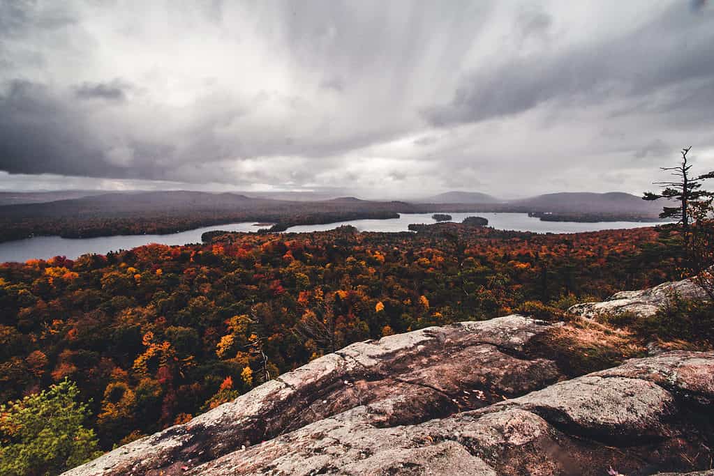 Bald Mountain in Old Forge, New York - Coldest Temperature Ever Recorded in New York