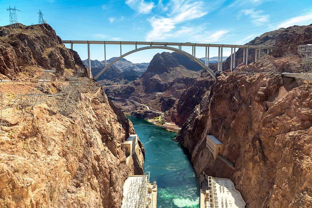 Mike O'Callaghan–Pat Tillman Memorial Bridge Between Arizona and Nevada