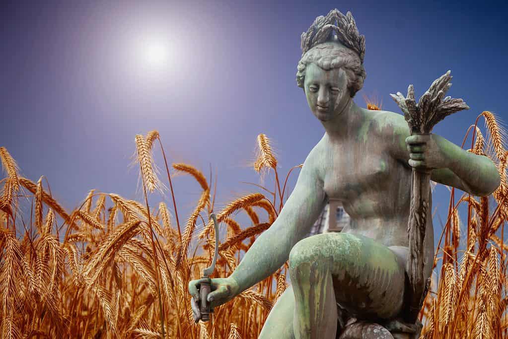 Ancient Greek and Roman goddess of fertility and agriculture Ceres (Demeter)