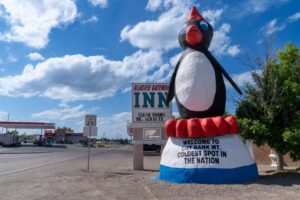The World’s Largest Penguin Statue Is a Hilarious Sight Picture