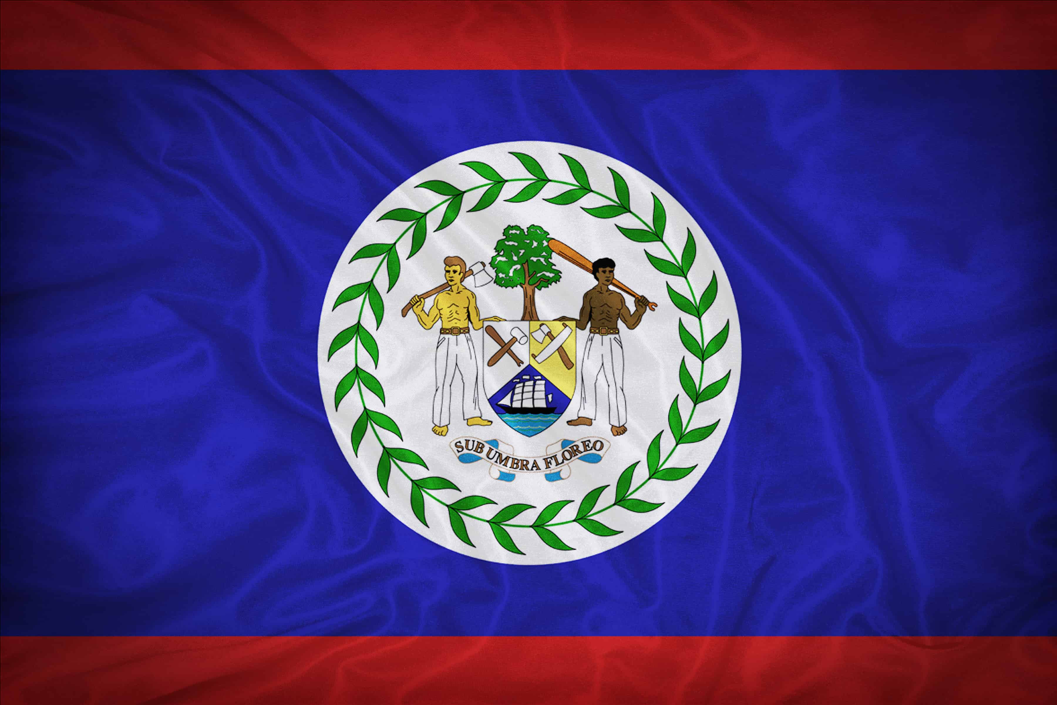 the flag of Belize