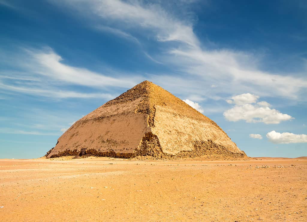 Bent Pyramid in Dashur, Egypt