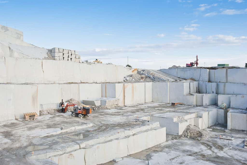 Granite quarry in Madrid, Spain