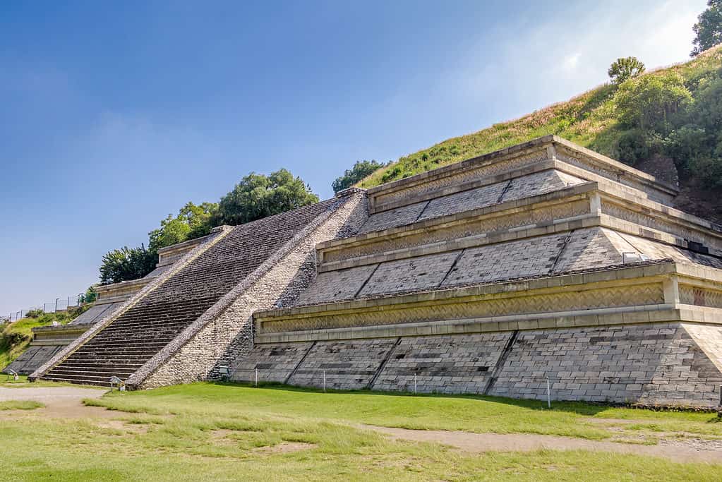 The Cholula Pyramid in Cholula, Puebla, Mexico