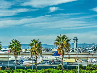 A 10 Largest Airports in California