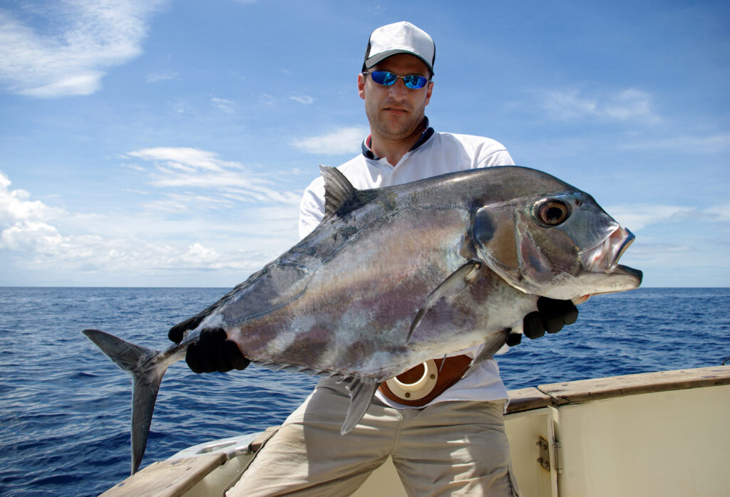 Giant Japanese trevally jack