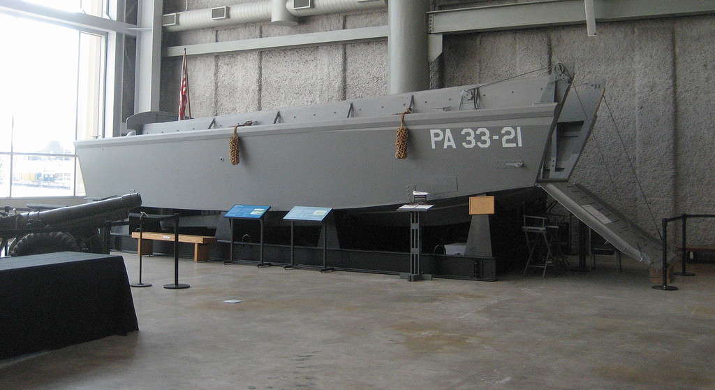 Higgins Boat on display at National WWII Museum, New Orleans
